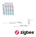 Kit de base MaxLED 250 1,5m Zigbee RGBW Protect Cover IP44 9W 230/24V Argent