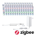 Kit de base MaxLED 250 5m Zigbee RGBW Protect Cover IP44 22W 230/24V Argent