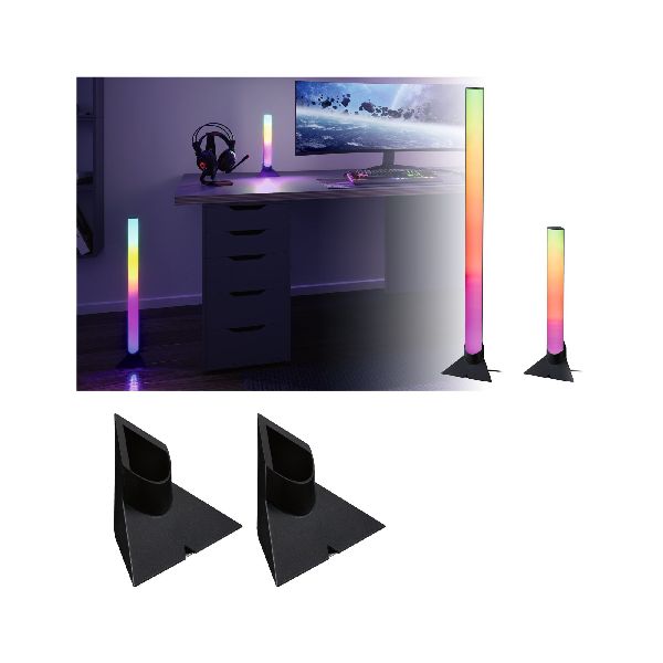 Kit Lightbar Base x2 vertical noir/alu/syn