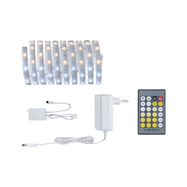 Kit de base MaxLED 250 3m TunW IP44 Protect Cover 11,5W 230/24V Argent