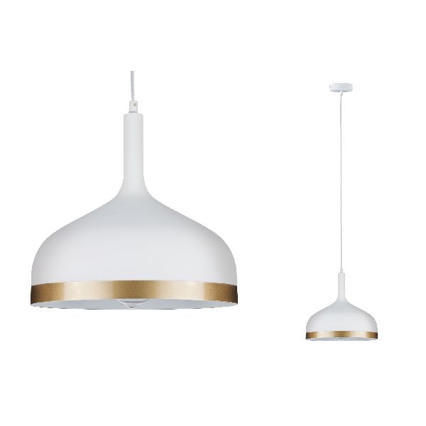 Neordic Embla suspension max 1x20W E27 Blanc/Or 230V Métal