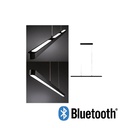 Suspension Lento BLE LED 1x43W TunW Noir 230V Alu/Synthétique