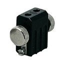 Syst.Câble L&amp;E Tête de spot pour câbles Socket max.1x35W G4 Noir 12V Métal