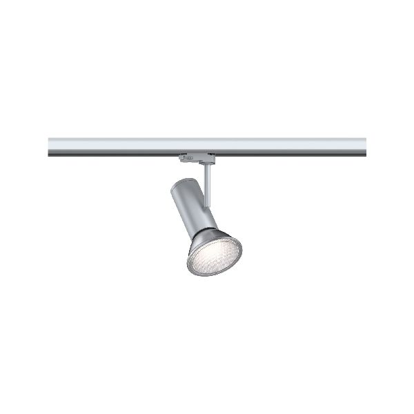 Spot ProRail3 Apol max50W E27 Chrome dépoli 230V Métal/plastique