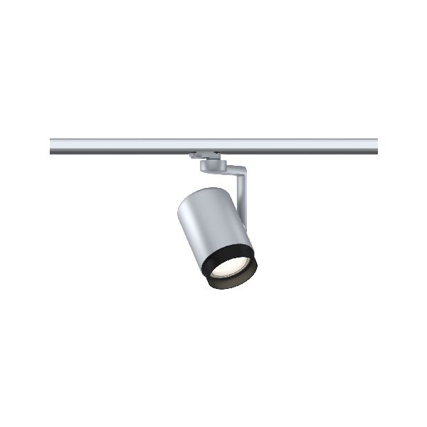 Spot ProRail3 Asthene max50W E27 Chrome dépoli 230V Métal/plastique