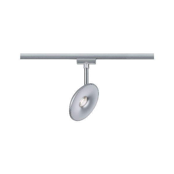 Spot URail Sphere 7,5W 4000K Chrome dép /Chrome 230V plastique gradable