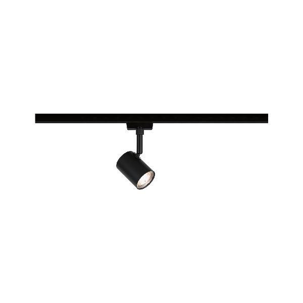 Spot URail Limba 1x4W Noir dép 230V mét/verre 3000K Non-grd