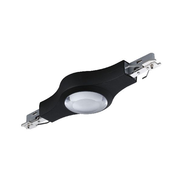 URail LED conn en ligne 1x5,3W Nr dépoli 230V, métal gradable 2700K