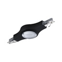 URail LED conn en ligne 1x5,3W Nr dépoli 230V, métal gradable 2700K