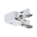 URail System Light&amp;Easy L-Connecteur rigide Blanc 230V Métal