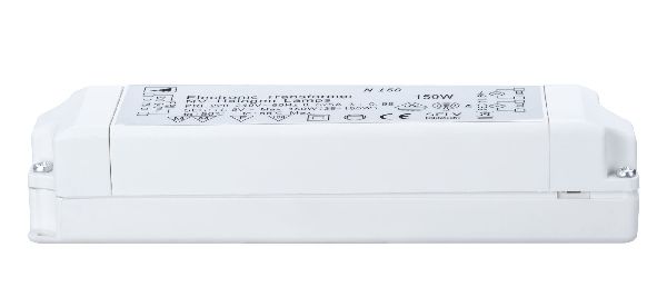Nice Price VDE Transformateur électronique 35-150W 230/12V 150VA Blanc