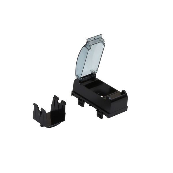 Support Protection 2 Modules Cv45 Lexic Noir Avec Capot De P legrand 653075