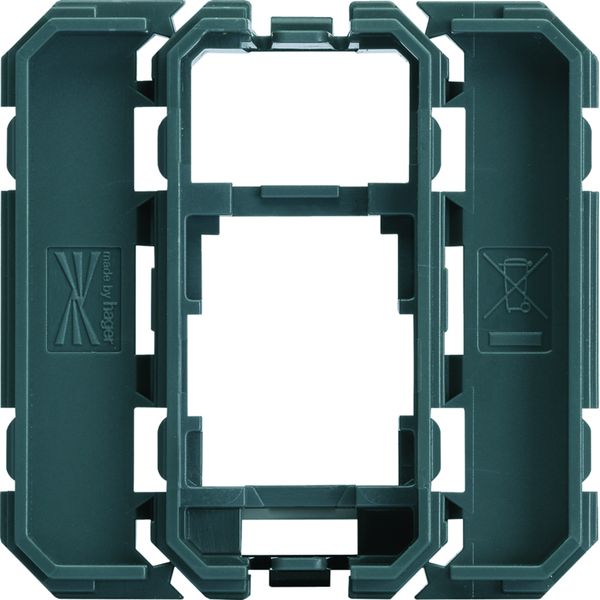Adaptateur RJ45 Gallery keystone 2 modules WXF202