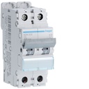 Disjoncteur 2A 2P 6-10kA Courbe D 2modules NGN202