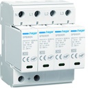 Parafoudre de type 2 Imax 65kA 4P 4modules avec auxiliaire de contact SPB465R