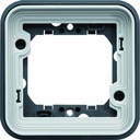 Support simple étanche Cubyko pour montage encastré, IP55, Gris WNA401