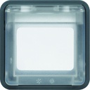 Support adaptateur pour mécanisme gallery Cubyko étanche IP55 gris associable WNA450