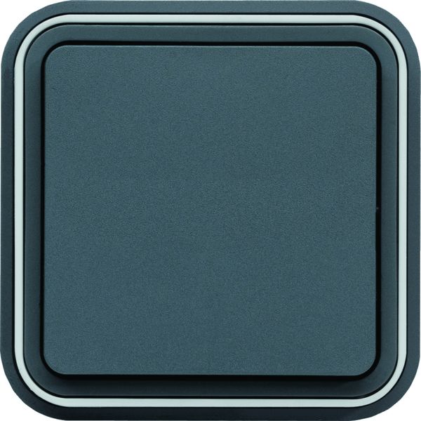 Interrupteur va et vient Cubyko étanche IP55 gris pose en encastré WNE001