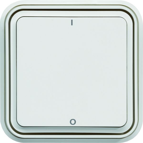 cubyko Interrupteur bipolaire marqué 0/1 associable blanc IP55 WNA008B