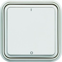 cubyko Interrupteur bipolaire marqué 0/1 associable blanc IP55 WNA008B