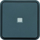 cubyko Poussoir à fermeture 1F à voyant témoin associable gris IP55 WNA023