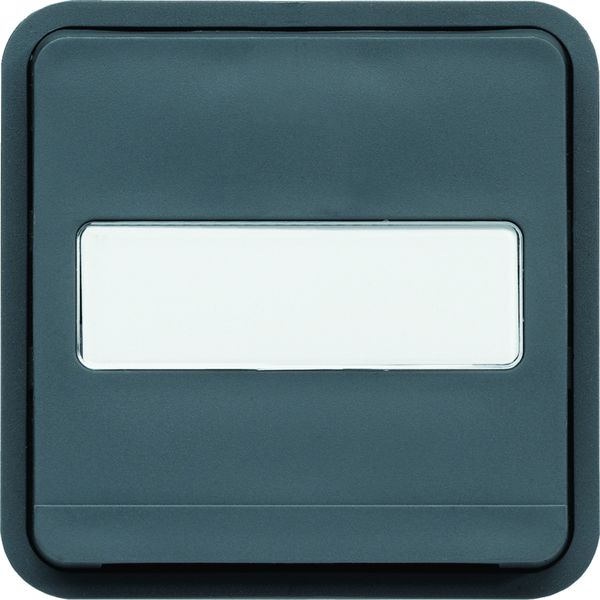 cubyko Poussoir à fermeture 1F porte-étiquette 1F associable gris IP55 WNA025