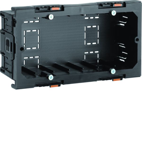 Boîte de montage double pour appareillage entraxe 60mm goulotte encastrée BKIS G2860