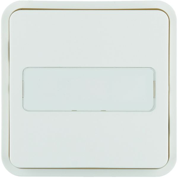 Cubyko 1 touche KNX porte-étiquette coloris blanc WNT922B