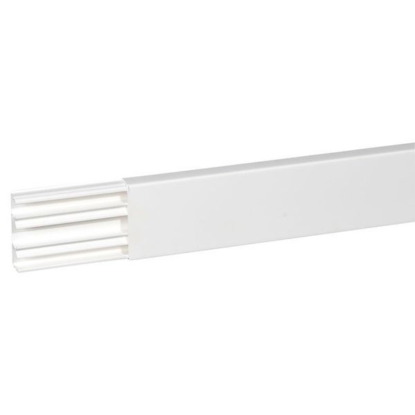 Moulure Dlplus 75X20Mm 3 Compartiments Longueur 2,1M Blanc legrand 030033