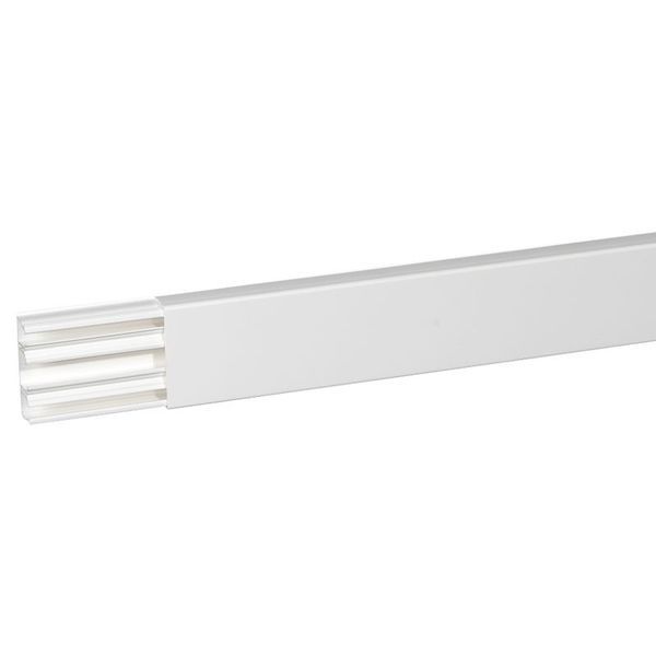 Moulure Dlplus 60X20Mm 3 Compartiments Longueur 2,1M Blanc legrand 030114