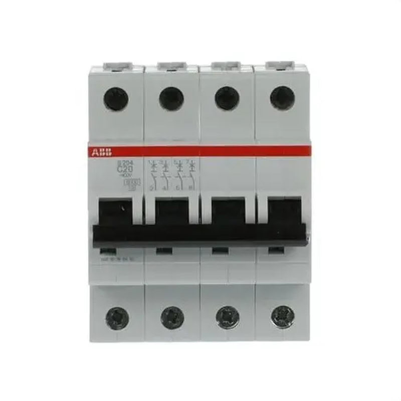 Disjoncteur Modulaire- 4P - 20A Courbe C - 6000A/10Ka (4 Modules)