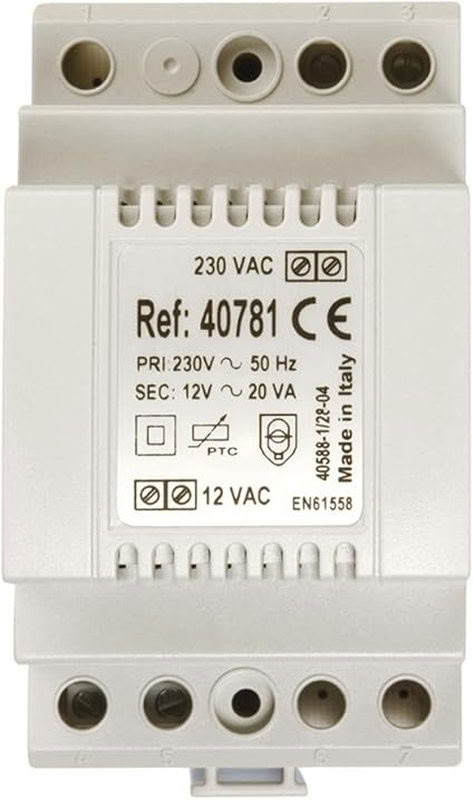 [AIP-40781] Aiphone Transformateur De Tension Pour Gâche Et Clavier 230V - 12Vac - 40781
