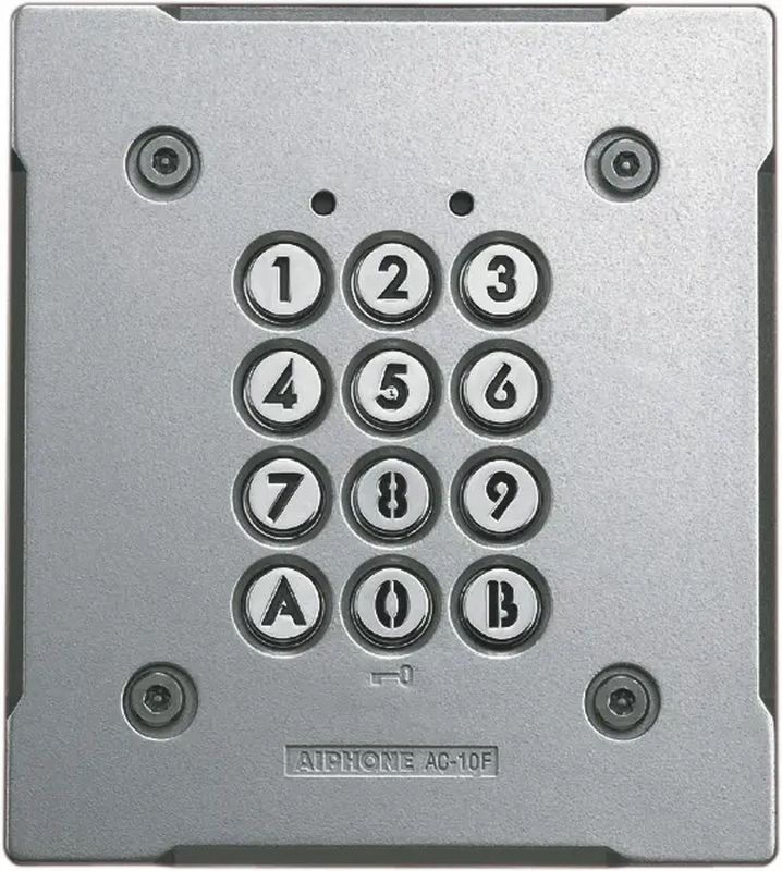 Aiphone Clavier À Code Encastré Antivandale Rétro-Éclairé - Ac10F