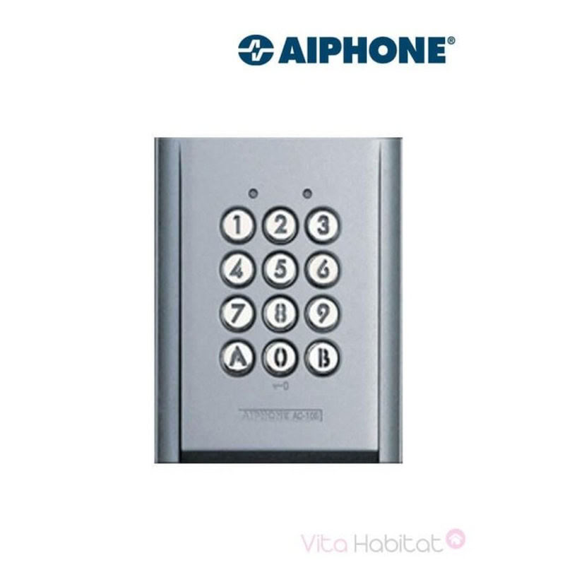 [AIP-AC10S] Aiphone Clavier À Code En Saillie Antivandale Rétro-Éclairé - Ac10S