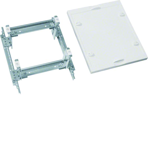 Unité d'équipement 18 modules sur 2 rangées pour bornier 300x250mm pour univers UD21A5