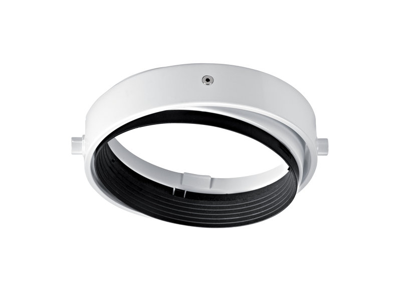 ARIC 4196 - Quadra 185-Support P/Ampoule G53 Ar111, Rond, Orient.Et Basc, Blanc,Ampoule Non Incl