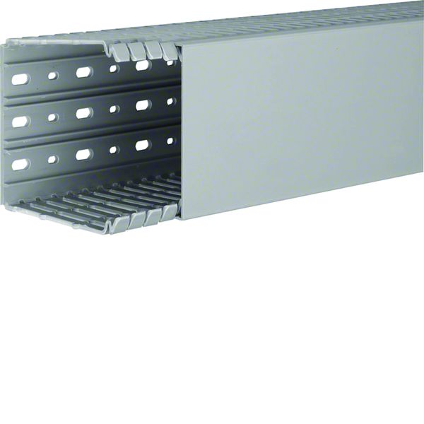 Goulotte de câblage BA7 100x100mm PVC gris pierre BA7100100