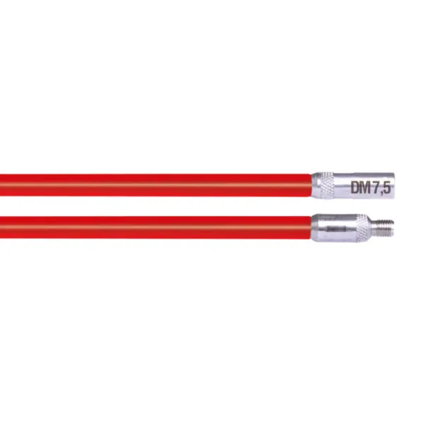 [AT-AO-10045-1] BAGUETTE BASALTE DUR ROUGE Ø7.5mm / EMBOUT Ø6mm Atom lot de 2 baguettes