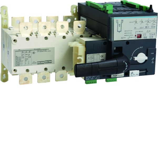 Inverseur de source 4P In400A Ue380 - 415Vac commande motorisée automatique HIC440G