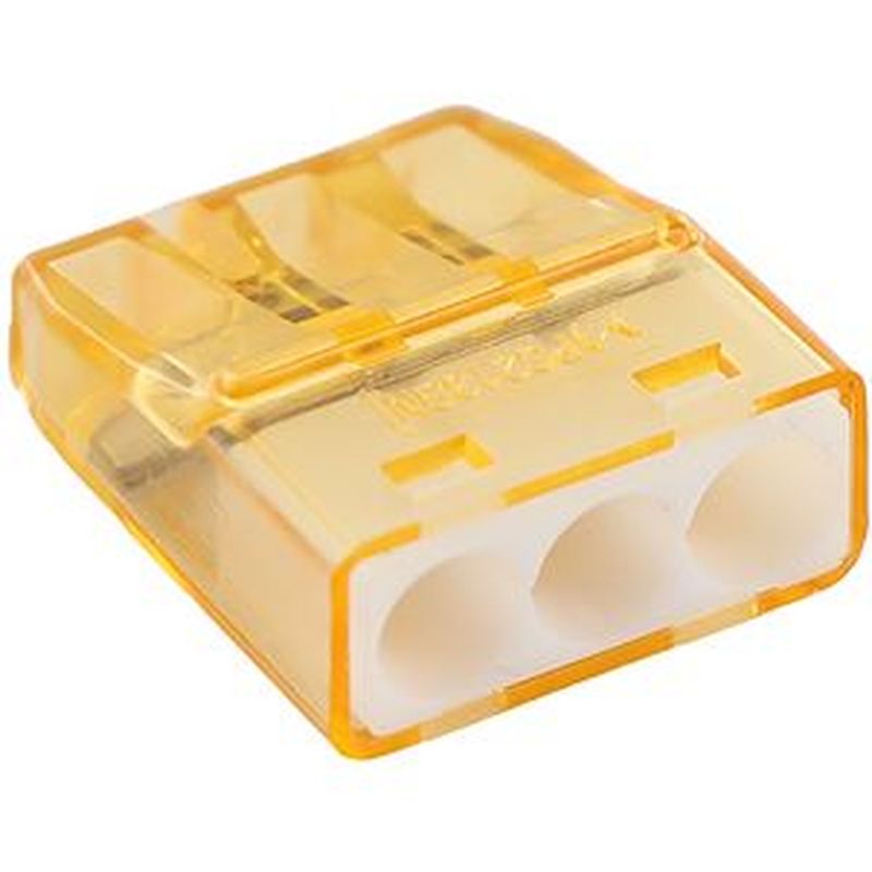 Connecteur Mini Connex 3 Entrées Orange boite de 150