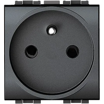Prise de courant 2P+T Living light anthracite