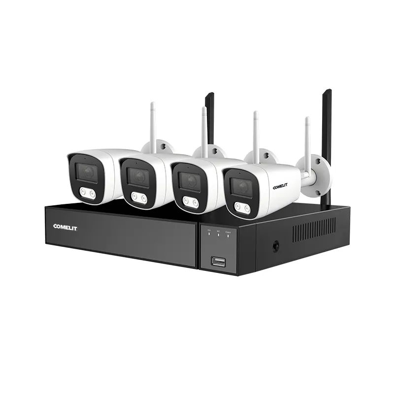 [COM-WIKIT004S05NAFR] Kit Wifi NVR 4 caméras 5MP avec DVR et disque dur 1To WIKIT004S05NAFR