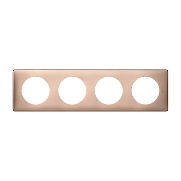 Plaque Metal 4P Copper legrand 068994