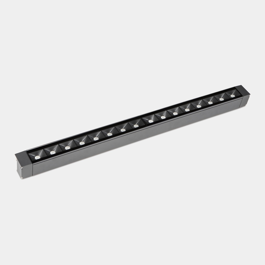 Linéair IP65 1000mm Surface LED 95W - 2 700 K DALI/PUSH Gris urbain 8628lm