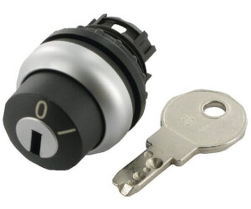 Bouton À Clé, 2 Positions, 0 I, À Accrochage