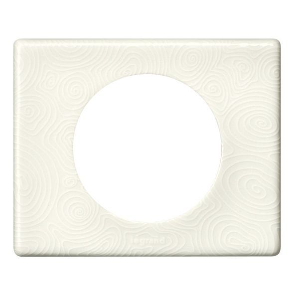 Plaque Céliane Matières 1 Poste Finition Songe ( Porcelain legrand 069351