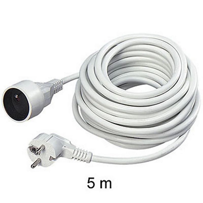 [EB-36203] Prolongateur 5m 2p+t blanc 16A