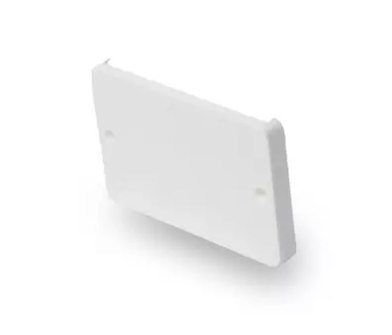 Embout 80X54 Ral9010 Blanc