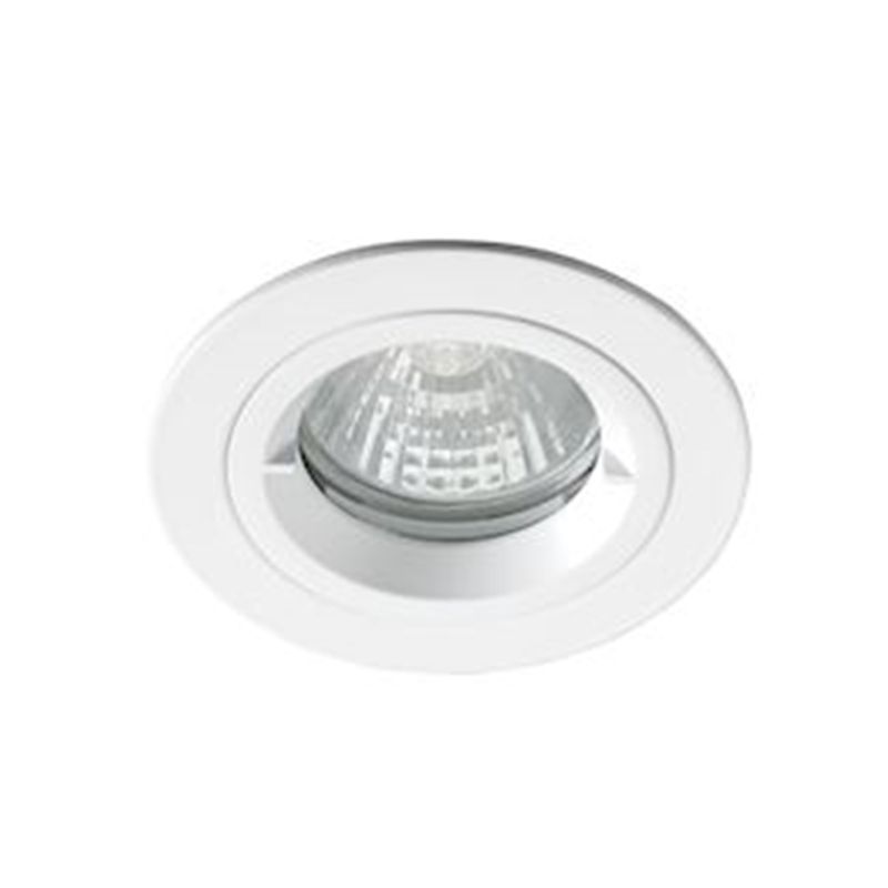 Spot Be Better - 1/4 De Tour Gu10 Rond Fixe Blanc Ip44
