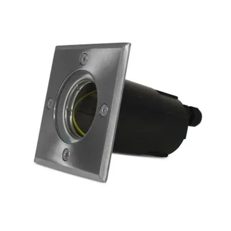 [EUP-5004] Spot Encastré Sol Carré Inox GU10/GU5,3